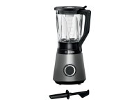 Bosch MMB6172SN, Pöydällä pidettävä tehosekoitin, 1,5 L, Syke-toiminto, 1200 W, Musta, Ruostumaton teräs