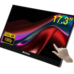 Verbatim 17.3" PMT-17. Full HD Touchscreen, HDMI, USB-C, IPS -näyttö