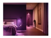 Philips Hue White and Color ambiance GU10 - älykäs kohdelamppu - (3 kpl), Älylamppu, Bluetooth/Zigbee, Valkoinen, LED, GU10, 2000 K