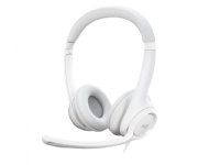 Logitech H390 - Kuulokkeet - korvalla - kaapeli - USB - Luonnonvalkoinen