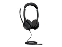 Jabra Evolve2 50, Langallinen, 20 - 20000 Hz, Toimisto/puhelukeskus, 148,9 g, Kuulokkeet, Musta