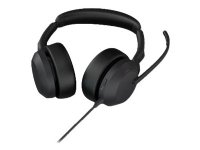 Jabra Evolve2 50, Langallinen, Toimisto/puhelukeskus, 20 - 20000 Hz, 148,9 g, Kuulokkeet, Musta