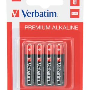 Verbatim batterier, AAA(LR03), 4-pack, Alkaline, 1,5 V