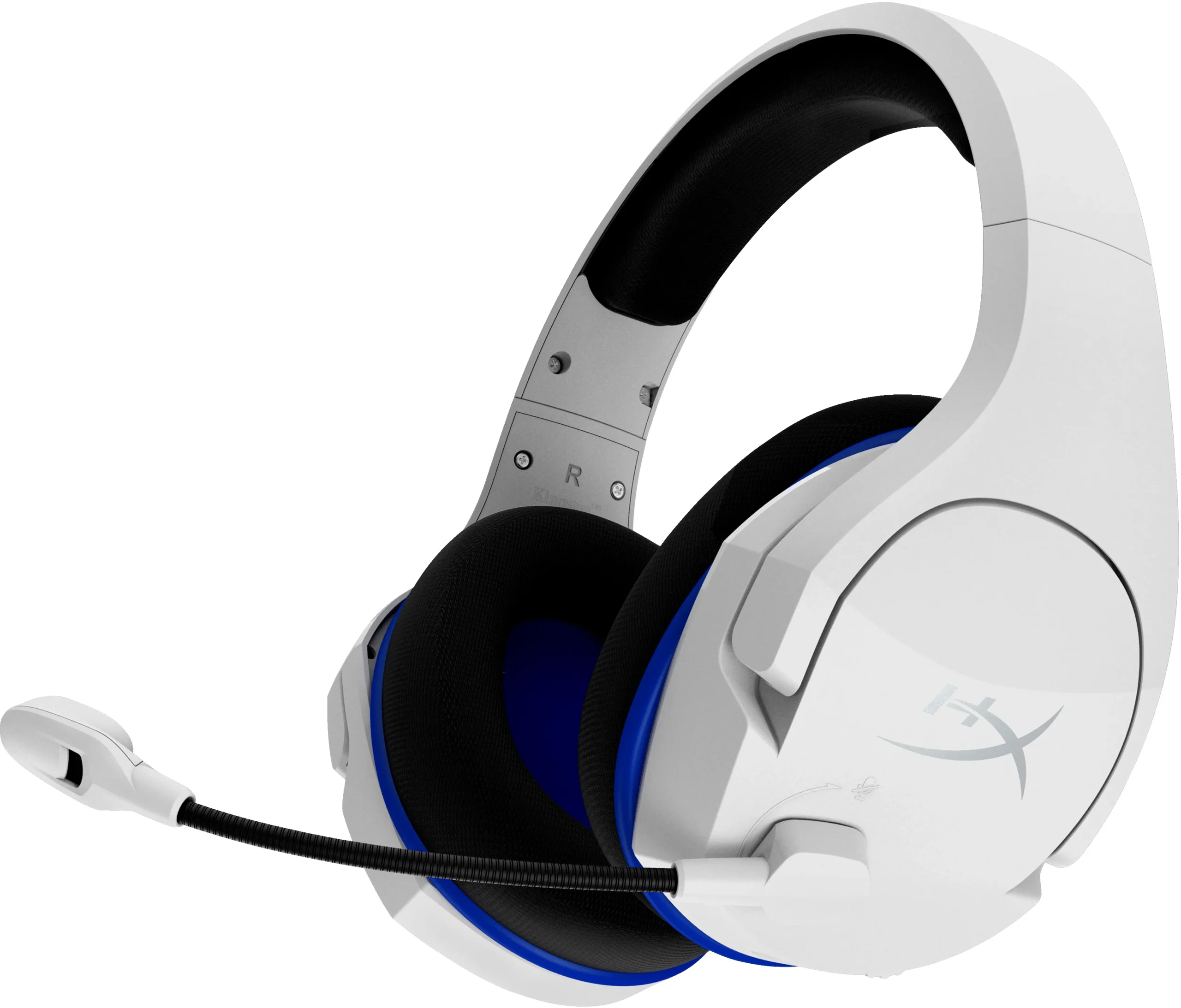 HyperX Cloud Stinger Core PS5 -langaton pelikuulokkeet mikrofonilla, valkoinen