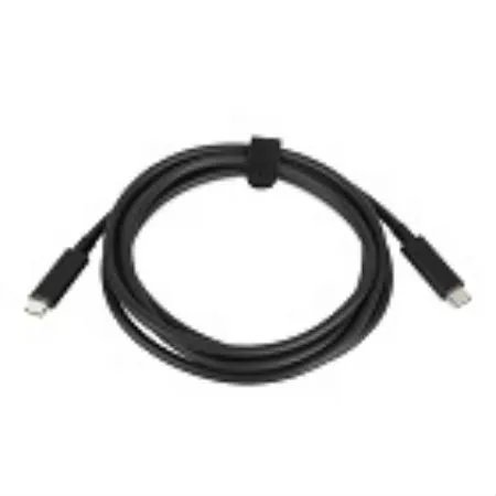 Lenovo USB-C - USB-C -kaapeli, Musta, 2m