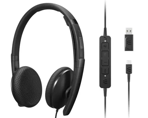 Lenovo Wired voip -kuulokkeet mikrofonilla