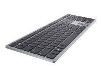 Dell Multi-Device KB700 - Näppäimistö - trådløs - 2,4 GHz, Bluetooth 5.0 - QWERTY - US International - titan grå - med 3 års Advanced Exchange Service (laajennettu vaihtopalvelu)