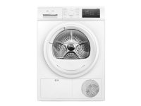 Siemens iQ300 WT45HVA3, Vapaasti seisova, Edestä täytettävä, Lämpöpumppu, Valkoinen, Painikkeet, Kosketus, Oikea