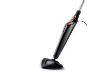 Vileda Steam Plus, Kannettava höyrypesuri, 0,4 L, Musta, Rotaatio, 0,4 L, 1550 W