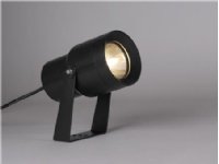 Valonheitin Spot It L Musta 15°, DIP-Kelvin 3000K/4000K, 2100lm, 25W, IP67, 2m kumikaapeli, sisäänrakennettu vaiheen himmennettävä ohjain.