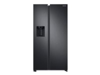 Samsung RS6GA884CB1 - Jääkaappipakastin - side-by-side, jossa veden annostelija, jään annostelija - Wi-Fi - leveys: 91,2 cm - syvyys: 71,6 cm - korkeus: 178 cm - 635 litraa - C-luokka - premium musta teräs