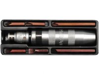 Yato YT-2801, Iskuruuvain, Suora kahva, Kromi, 195 mm, 6 kpl, Tasainen, Phillips