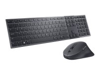 DELL KM900, Täysikokoinen (100 %), RF Wireless + Bluetooth, Näppäimen saksikytkin, QWERTY, Grafiitti, Sisältää hiiren