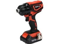 Yato YT-82800, Suora kahva, 1/4, Musta, Läpikuultamaton, IP20, 3000 RPM, 160 Nm