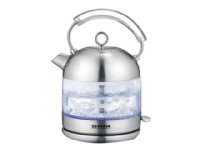 Severin WK 3459, 1,7 L, 2400 W, Ruostumaton teräs, Lasi, Ruostumaton teräs, Veden tason ilmaisin, Ylikuumenemissuoja