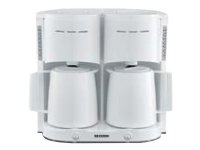 Severin KA 9314, Suodatinkahvinkeitin, 1 L, Jauhettu kahvi, 1000 W, Valkoinen