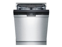 Siemens iQ300 SN43ES14VE, Kalusteisiin sijoitettava, Kokonaiskoko (60 cm), Musta, Ruostumaton teräs, 13 paikkoja, B, 44 dB