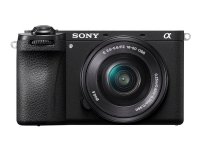 Sony a6700 ILCE-6700L - Digitalkamera - spejlløst - 26 MP - APS-C - 4K / 119.88 fps - 3x optisk zoom E 16-50 mm OSS-objektiv - Wi-Fi, Bluetooth