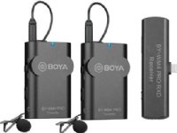 BOYA BY-WM4 PRO-K4 2.4G Wireless Microphone For Ios Devices 2 TX+1 RX