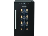 ProfiCook PC-WK 1232, Kompressori viininjäähdytin, Vapaasti seisova, 8 pullo(a), G, Sisätilojen valo, Musta