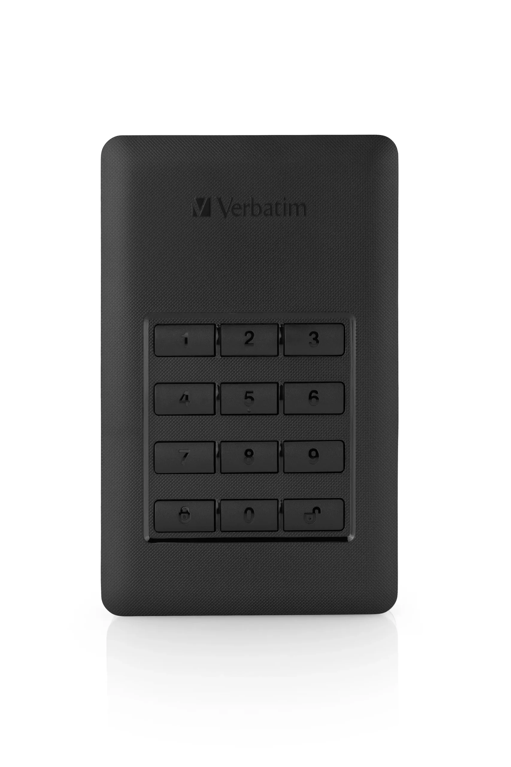 Verbatim Store 'n' Go Secure 1 Tt -ulkoinen kovalevy, Musta/Hopea