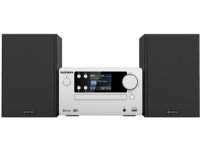 Kenwood Electronics M-725DAB-S, Kodin mikroaudiojärjestelmä, Musta, Hopea, 50 W, 2-suuntainen, 75 dB, 10%