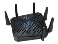 Acer Predator Connect W6 Wi Fi 6E, Wi-Fi 6E (802.11ax), Kolmikaista (2,4 GHz/5 GHz/6 GHz), Ethernet LAN, Musta