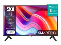 Hisense 40A4K, 101,6 cm (40), 1920 x 1080 pikseliä, LED, Älytelevisio, Wi-Fi, Musta
