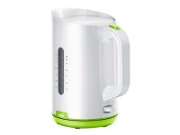 Braun WK 1100, 1,7 L, 2200 W, Vihreä, Valkoinen, Muovi, Veden tason ilmaisin, Johdoton