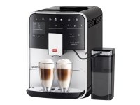 Melitta Barista Smart TS, Espressokone, 1,8 L, Jauhettu kahvi, 1450 W, Musta, Hopea