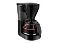 Melitta 1023-02, Suodatinkahvinkeitin, Jauhettu kahvi, 1050 W, Musta, Ruostumaton teräs