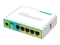 Mikrotik hEX PoE lite, Ethernet WAN, Nopea Ethernet, Valkoinen