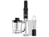 Black & Decker BXHBA1501E, Immersion blender, 1500 W, Black, Transparent