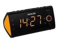 Sencor SRC 170 OR - Kelloradio - lajittelu, oranssi