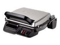Tefal Ultra Compact 600 Classic GC3050, Musta, Metallinen, Titaani, Ruostumaton teräs, Suorakulmainen, Parila, 600 cm², Saranakansi, Lukituskansi
