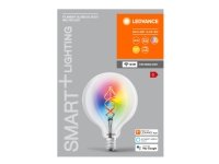 LEDVANCE SMART+ WiFi Filament Globe RGBW, Älylamppu, Läpinäkyvä, Wi-Fi, Integroitu LED, E27, Lämmin valkoinen