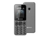 DENVER FAS-1860L - 4G-ominaisuuspuhelin - dual-SIM - microSD-korttipaikka - LCD-näyttö - 128 x 160 pikseliä - takakamera 0,08 MP