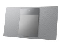Panasonic SC-HC410, Kodin mikroaudiojärjestelmä, Hopea, 40 W, 8 cm, FM, SBC