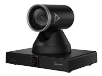Poly Studio E60 - Konferenssikamera - PTZ - väri - 2 x 8 MP - 3840 x 2160 - 2160p, 4K UHD (3840 x 2160) - ääni - LAN - USB 3.0 - DC 12 V / PoE Plus