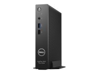Dell OptiPlex 3000 Thin Client - Thin Client - DTS - 1 x Pentium Silver N6005 / 2 GHz - RAM 8 GB - flash - eMMC 64 GB - UHD Graphics - Gigabit Ethernet, IEEE 802.11ax (Wi-Fi 6E) WLAN: - Bluetooth, 802.11a/b/g/g/g/n/ac/ax (Wi-Fi 6E) - Dell ThinOS - näyttö: ei mitään - BTS - Dell Smart Selection - Dell Smart Selection - 3 vuoden ProSupport-tuella Seuraava työpäivä Paikan päällä -palvelu etädiagnoosin jälkeen HW-SW-tuen kanssa