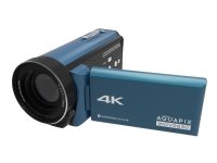 Easypix Aquapix WDV5630 - Videokamera - 4K / 30 fps - 13,0 MP - flash-kortti - vedenalainen jopa 5 m - harmaansininen