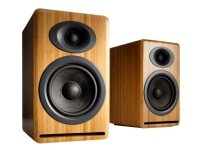 Audioengine P4 - Kaiuttimet - 2-tie - kiinteä hiiltynyt bambu