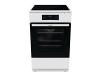 Gorenje GEIT5C60WPG, Vapaasti seisova liesi, Valkoinen, Kosketus, Lasi, LED, Lasi