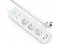 NOUS A5 älykäs pistorasia Tasmota 15A/mittari/3xSchuko/3xUSB