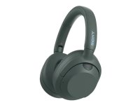 Sony WH-ULT900N - Ult Power Sound Series - kuulokkeet mikrofonilla - täysikokoiset - Bluetooth - langaton, langallinen - aktiivinen melunvaimennus - 3,5 mm:n liitäntä - melua eristävä - metsänharmaa
