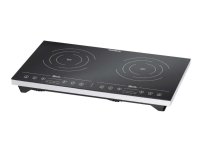 Rommelsbacher CT 3410/IN, Musta, Valkoinen, Pöytämalli, Keittoalueinduktioliesi, Keraaminen lasi, 2 alue(tta), 2 alue(tta)