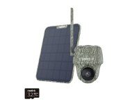 Reolink Go Series G450 + Aurinkopaneeli 2, IP-turvakamera, ulkokäyttöön, langallinen ja langaton, Google Assistant, katto/seinä, naamioitu