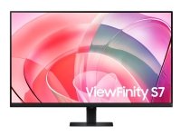 Samsung ViewFinity S7 S32D702EAU - S70D-sarja - LED-näyttö - 32 - 3840 x 2160 4K @ 60 Hz - VA - 350 cd/m² - 3000:1 - HDR10 - 5 ms - HDMI, DisplayPort - musta - musta