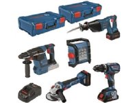 Bosch AKKUSÆT 18V GSB/GWS/GBH/GSA/GLI 3X8A XLB