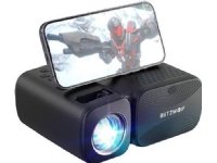 BlitzWolf BW-V3 Mini LED-valaisin/projektori, Wi-Fi + Bluetooth (musta)